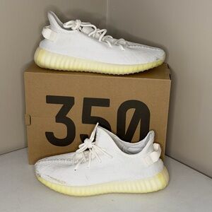 Adidas Yeezy Boost 350 V2 White with Yellow Sole